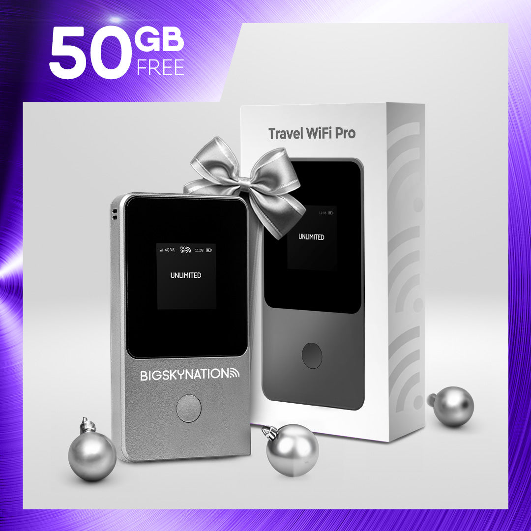 Travel WiFi Pro with 50GB Data Package